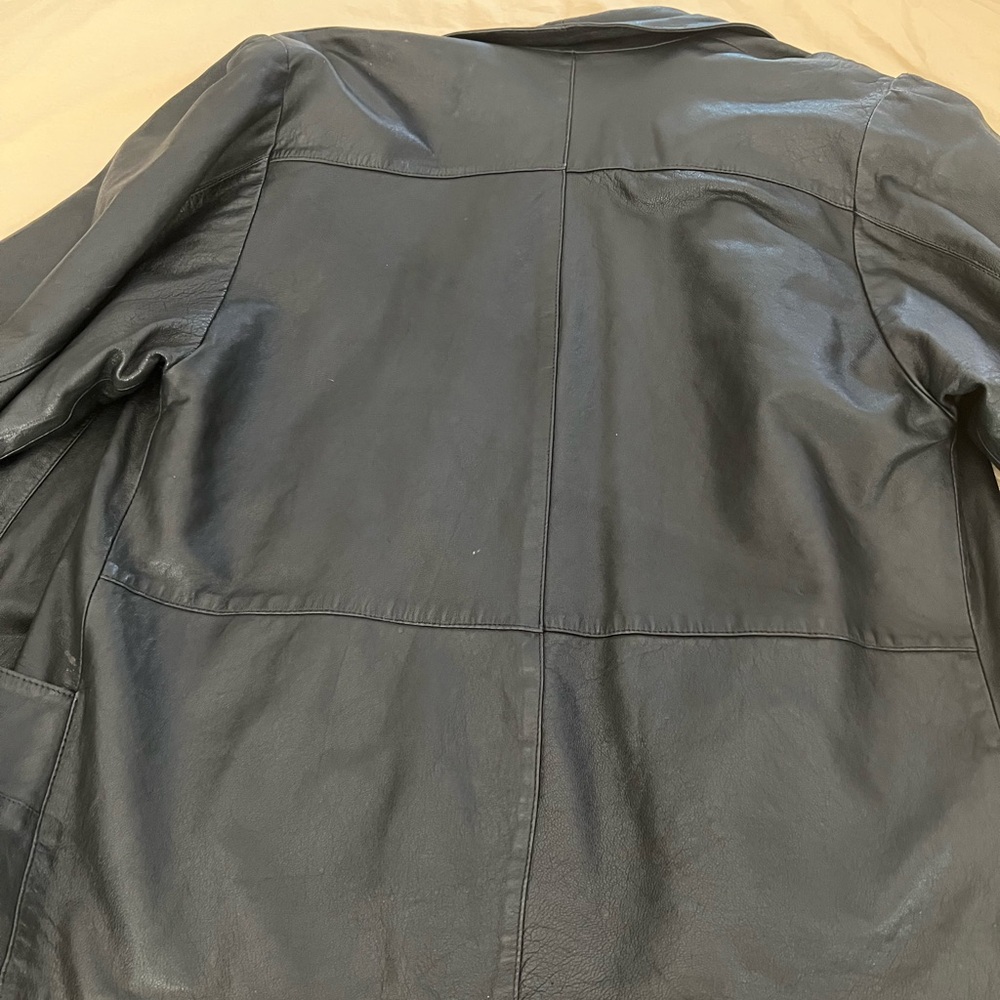 Men's Black Leather Jacket